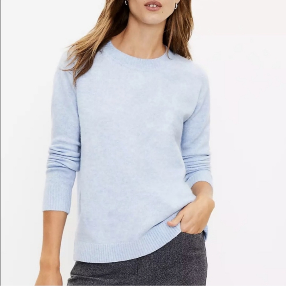 LOFT light blue medium sweater - small defect